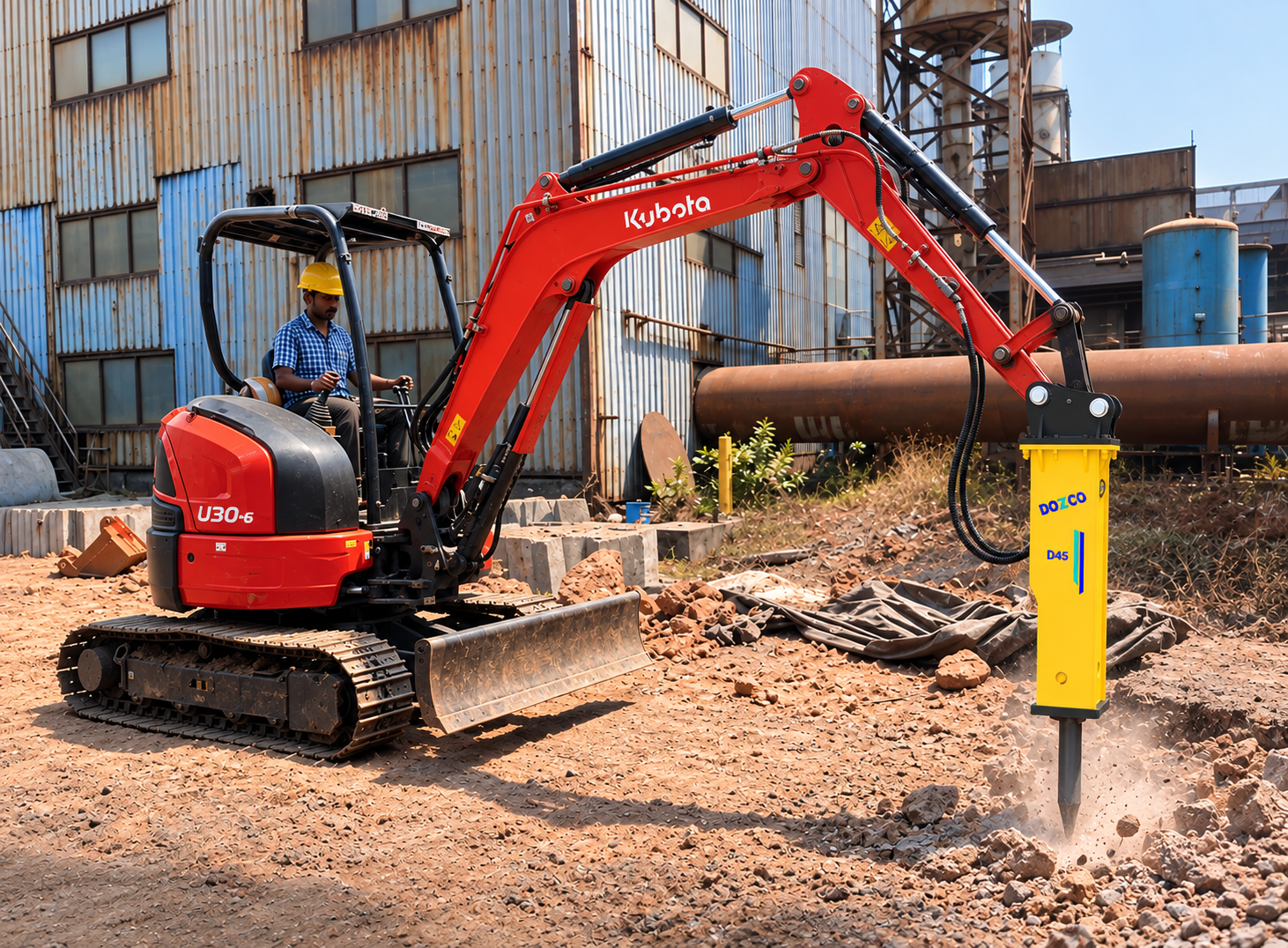 DOZCO D45 Rock Breaker