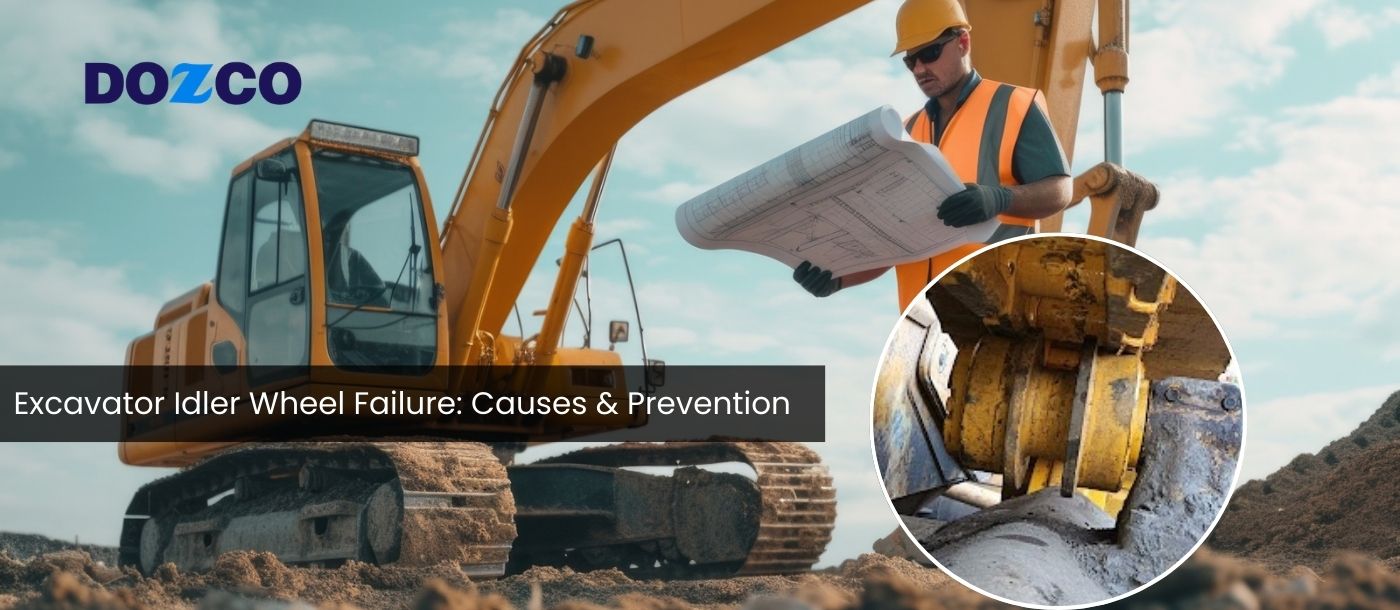 Why Excavator Idler Wheels Fail and How to Extend Their Service Life