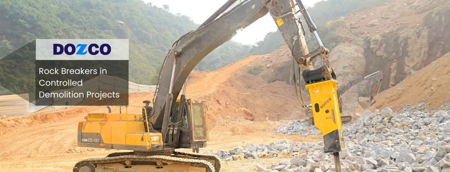 Rock Breakers in Controlled Demolition Projects
