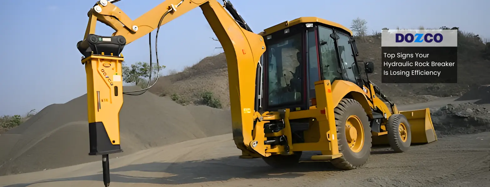 Top Signs Your Hydraulic Rock Breaker Is Losing Efficiency