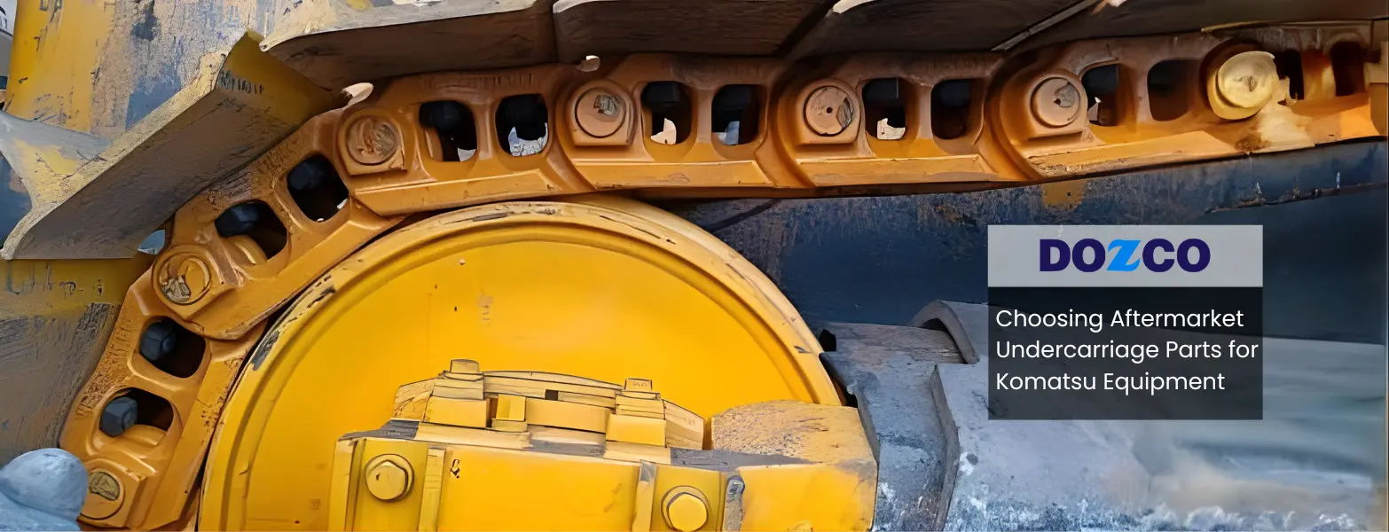 Choosing Aftermarket Undercarriage Parts for Komatsu Equipment