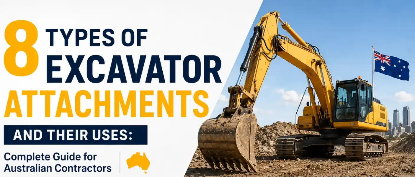 8 Types of Excavator Attachments and Their Uses: Complete Guide for Australian Contractors