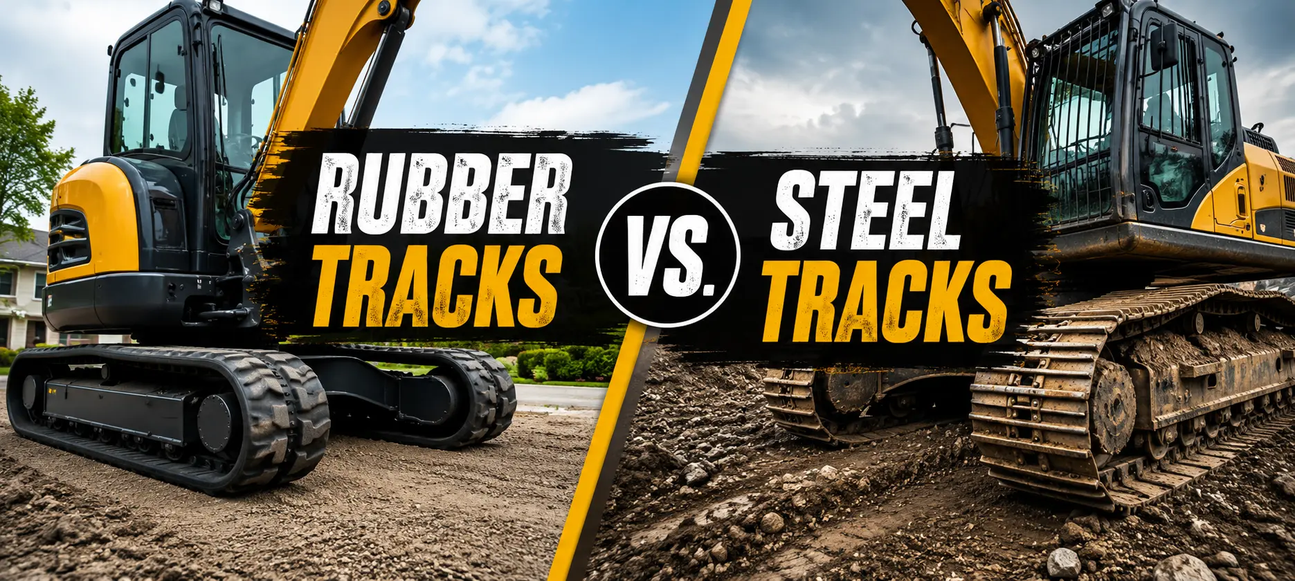 Rubber Tracks vs. Steel Tracks: Pros, Cons, and Cost Comparison for Australian Jobsites