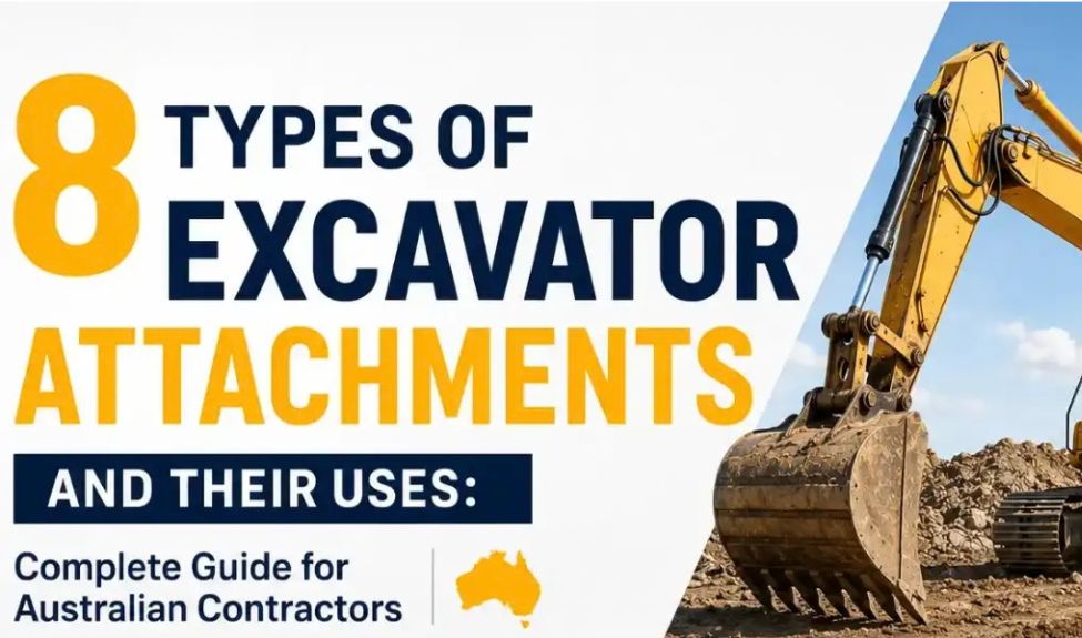 8 Types of Excavator Attachments and Their Uses: Complete Guide for Australian Contractors