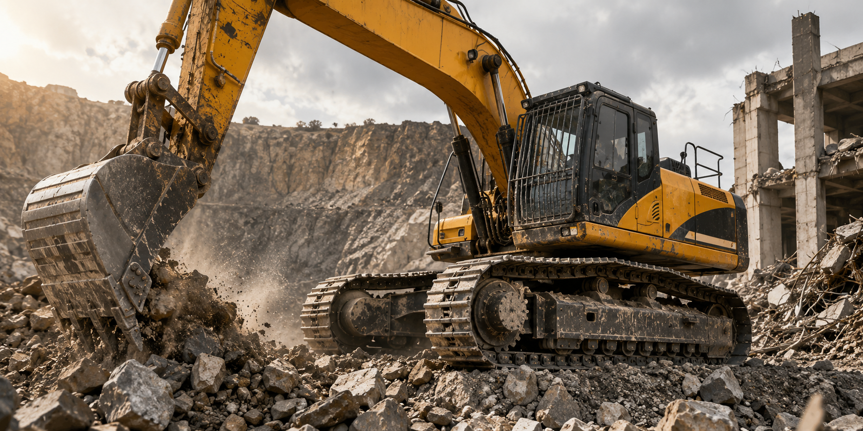 When Track Guards Become Critical in Quarrying and Demolition Environments
